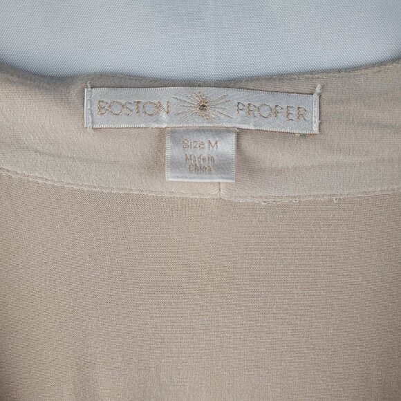 Vintage Boston Proper Long Ombre Fringe Dress Feather Aztec Boho Hippycore Sz M - Picture 4 of 6